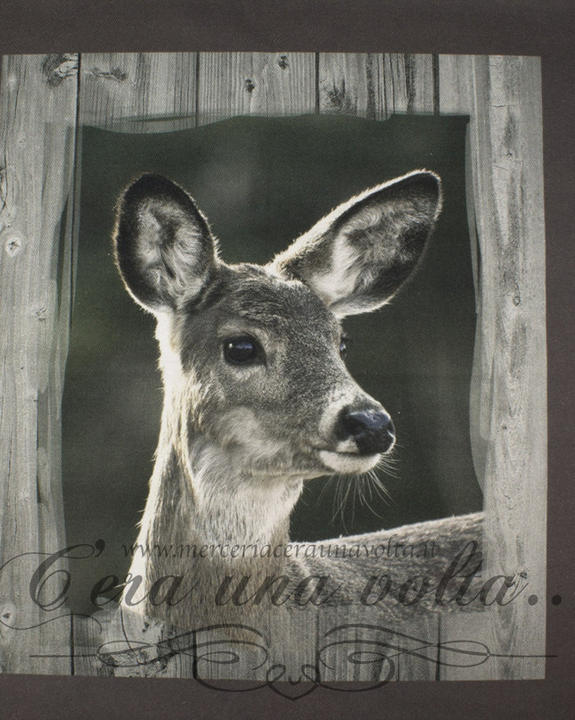 Pannello in tessuto Cerbiatto