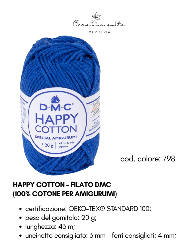 DMC Happy Cotton – Filato 100% cotone per amigurumi