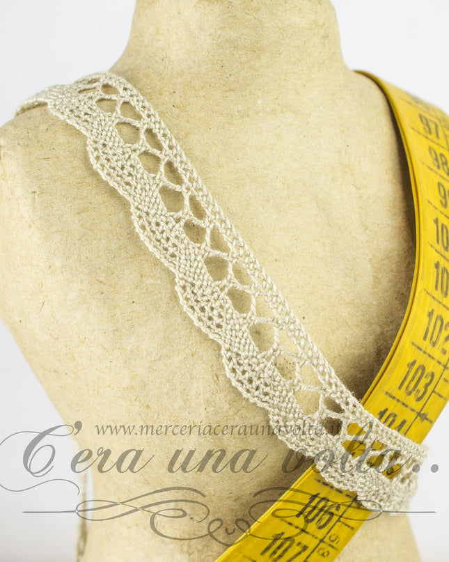 Merletto fusello colorato