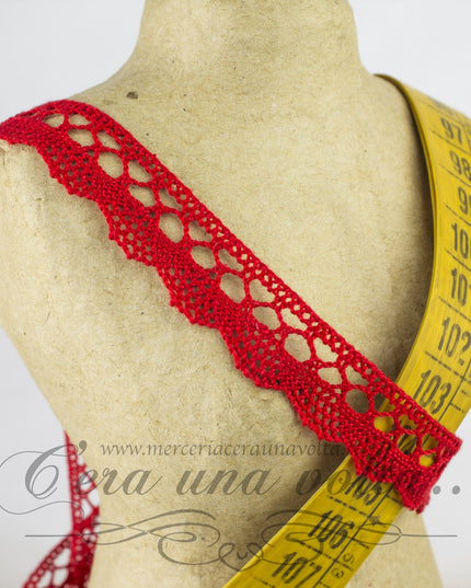 Merletto fusello colorato