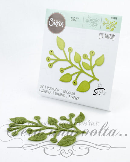 Fustella Bigz Die Branch w/leaves By Stu Kilgour SX 656212