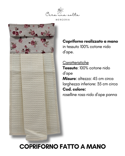 Copriforno fatto a mano Roselline