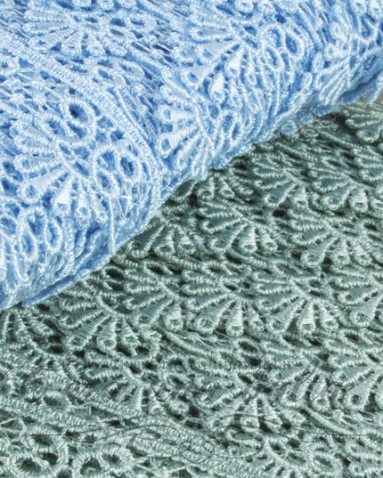 Pizzo macramé colorato