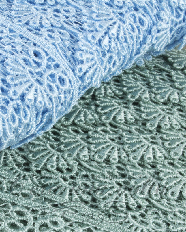 Pizzo macramé colorato