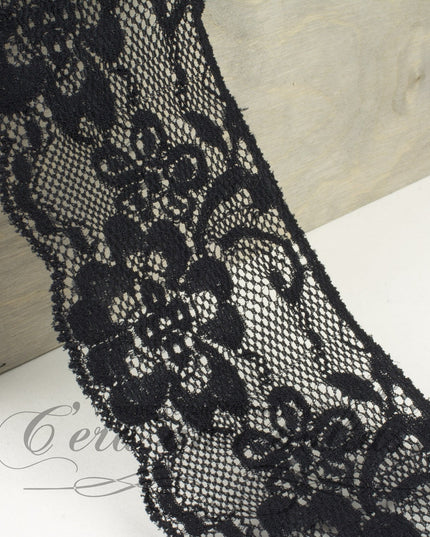 Pizzo  elasticizzato colorato