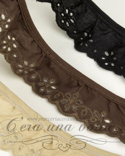 Bordo in Sangallo colorato