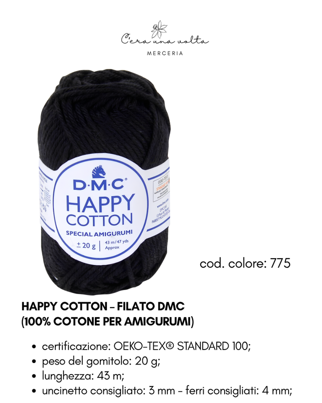 DMC Happy Cotton – Filato 100% cotone per amigurumi