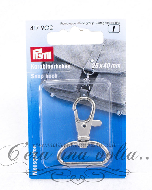 Gancio con moschettone