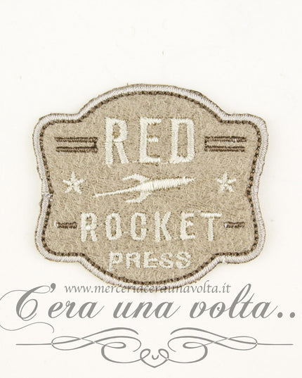 Etichetta termo adesiva rettangolare Red Pocket Press
