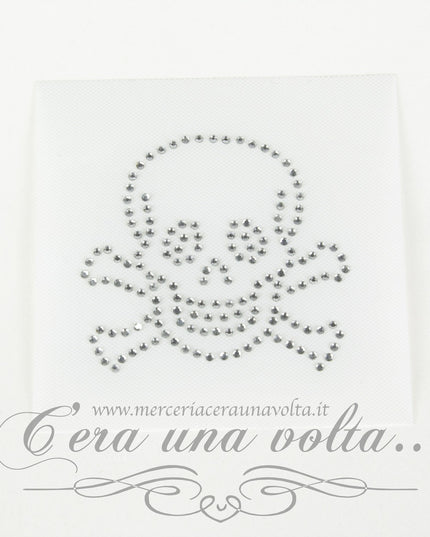 applicazioni termoadesive teschio