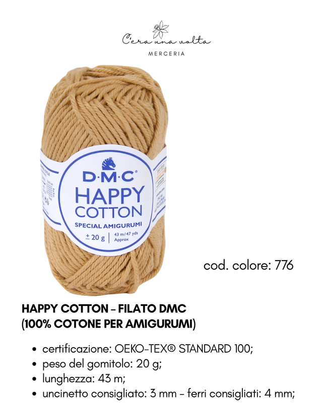 DMC Happy Cotton – Filato 100% cotone per amigurumi