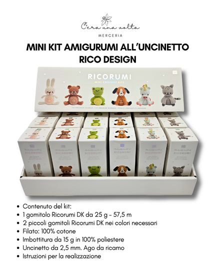Mini Kit Amigurumi all’Uncinetto – Rico Design