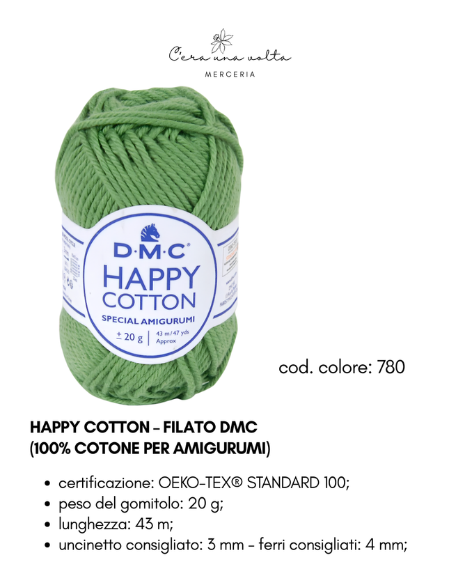DMC Happy Cotton – Filato 100% cotone per amigurumi