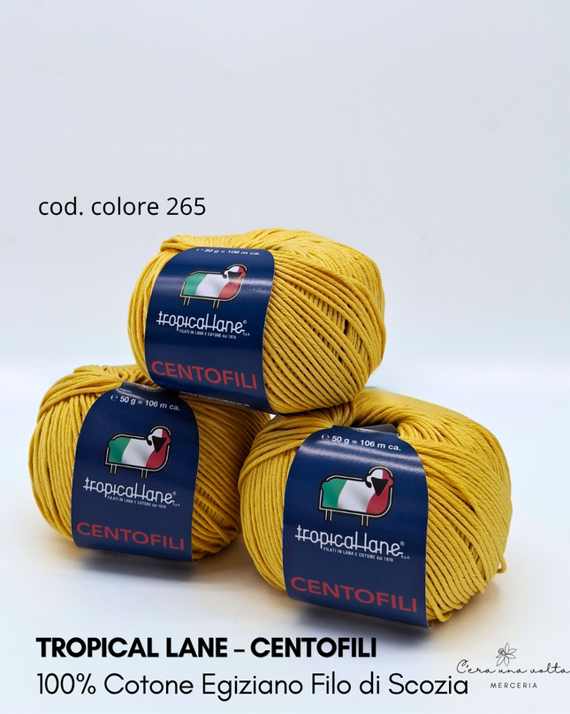 Tropical Lane – Centofili (100% Cotone Egiziano Filo di Scozia)