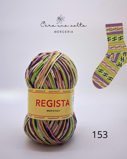 Lana REGISTA filato calze 6 capi