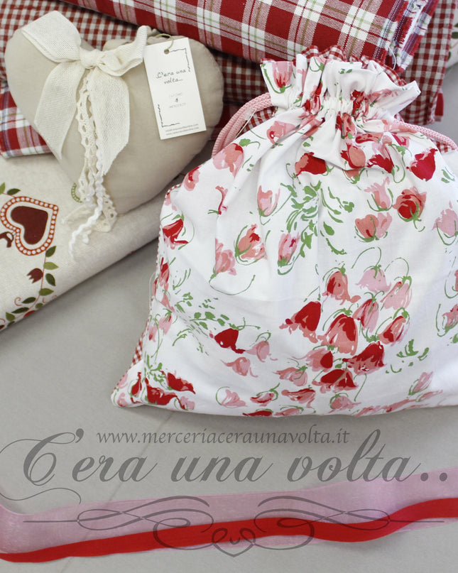 Sacchettino asilo Pink bells