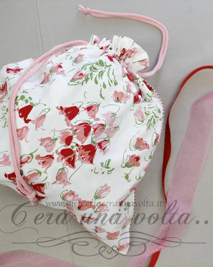Sacchettino asilo Pink bells