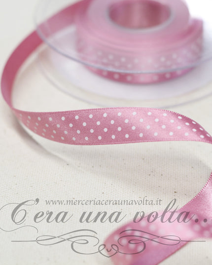 Nastro a pois rosa