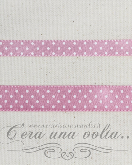 Nastro a pois rosa