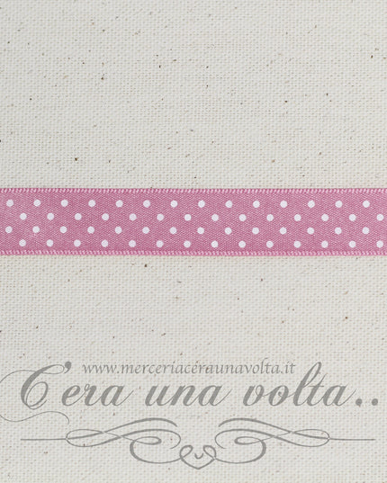 Nastro a pois rosa
