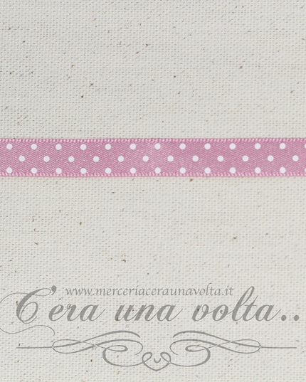 Nastro a pois rosa