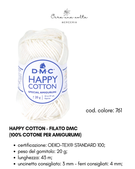 Happy Cotton – Filato DMC (100% cotone per amigurumi)