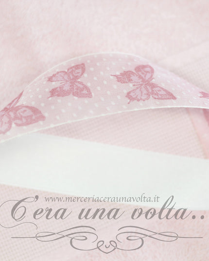 Asciugamano asilo da ricamare Rosa