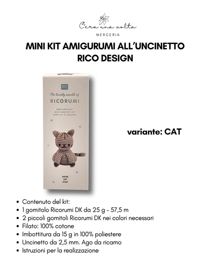 Mini Kit Amigurumi all’Uncinetto – Rico Design