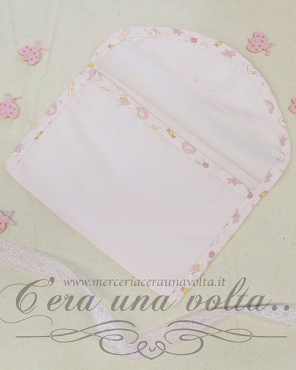 Busta porta bavaglino per asilo da ricamare