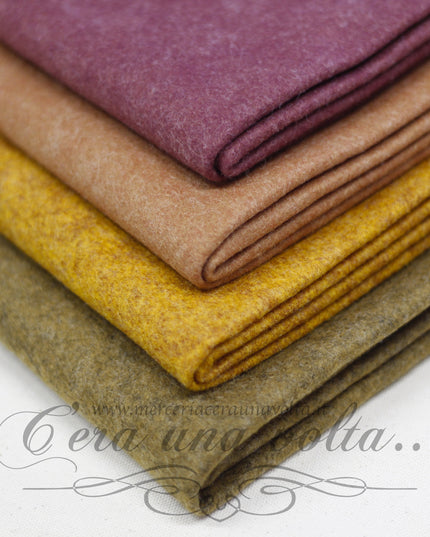 Set 16  fogli pannolenci mélange