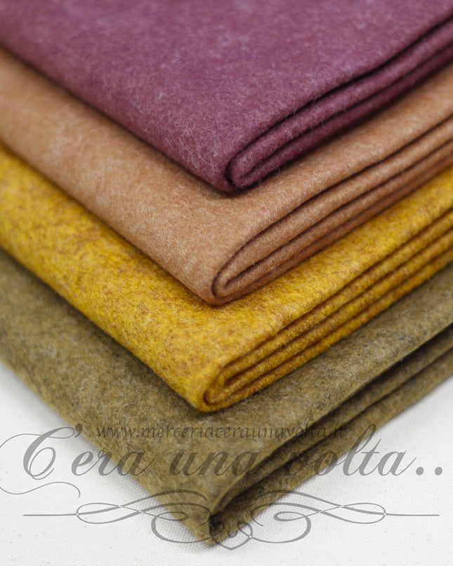 Set 16  fogli pannolenci mélange