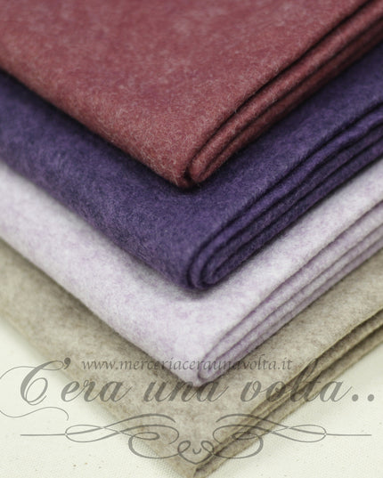 Set 16  fogli pannolenci mélange