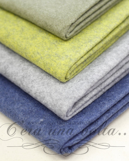 Set 16  fogli pannolenci mélange