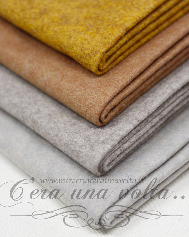 Set 16  fogli pannolenci mélange