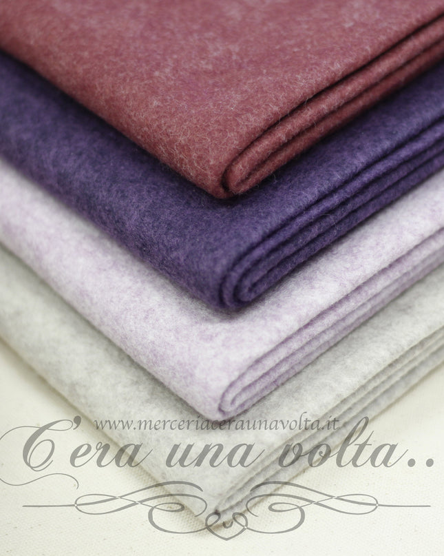 Set 16  fogli pannolenci mélange