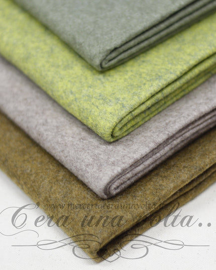 Set 16  fogli pannolenci mélange