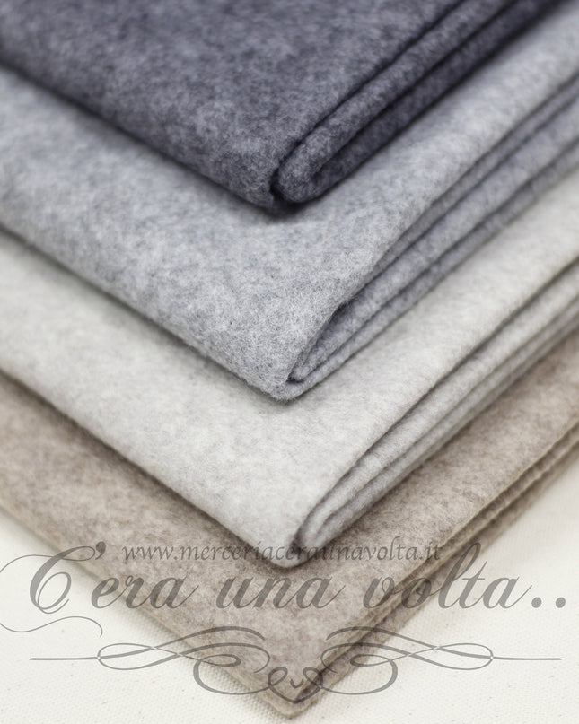 Set 16  fogli pannolenci mélange