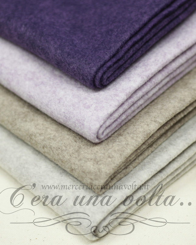 Set 16  fogli pannolenci mélange