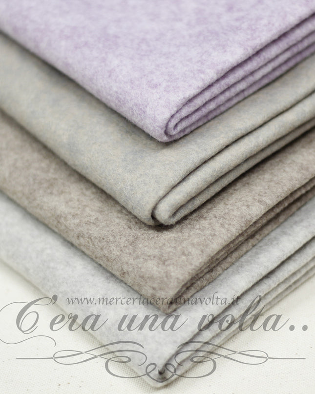 Set 16  fogli pannolenci mélange