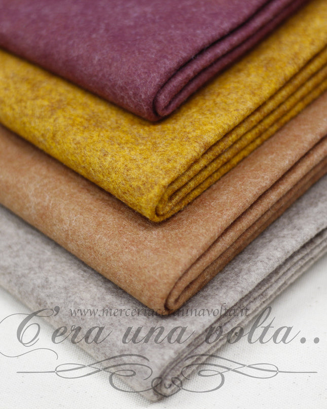 Set 16  fogli pannolenci mélange