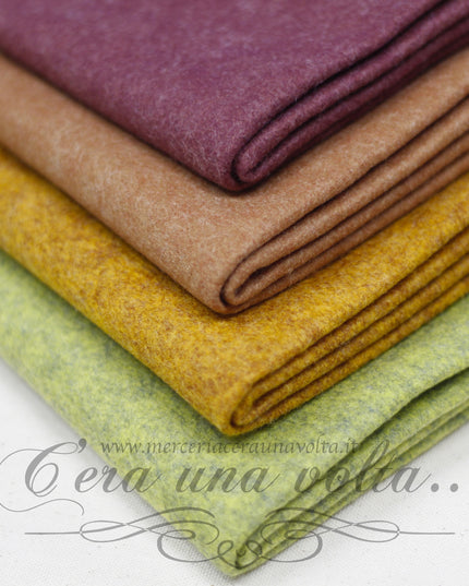 Set 16  fogli pannolenci mélange