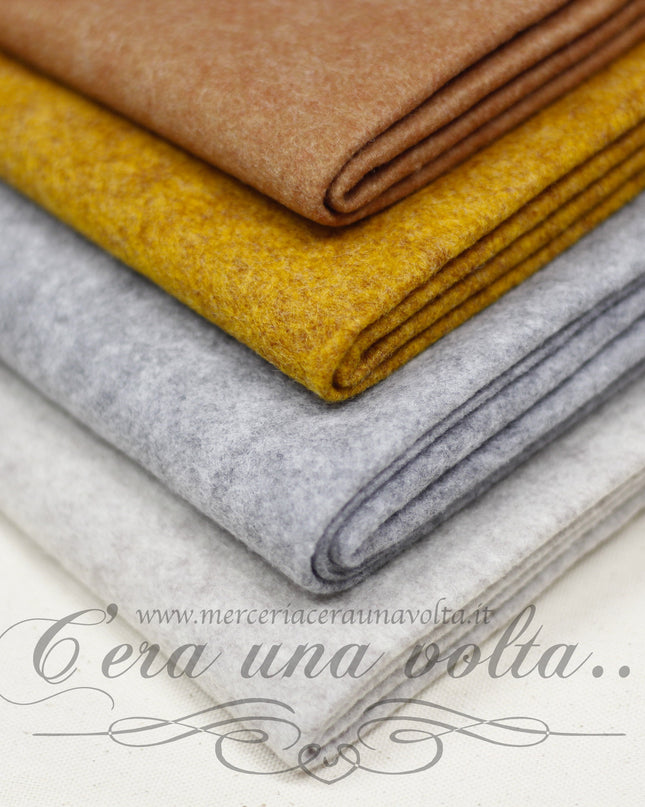 Set 16  fogli pannolenci mélange