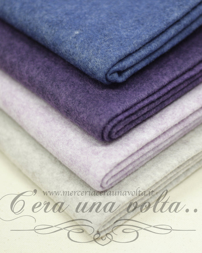 Set 16  fogli pannolenci mélange