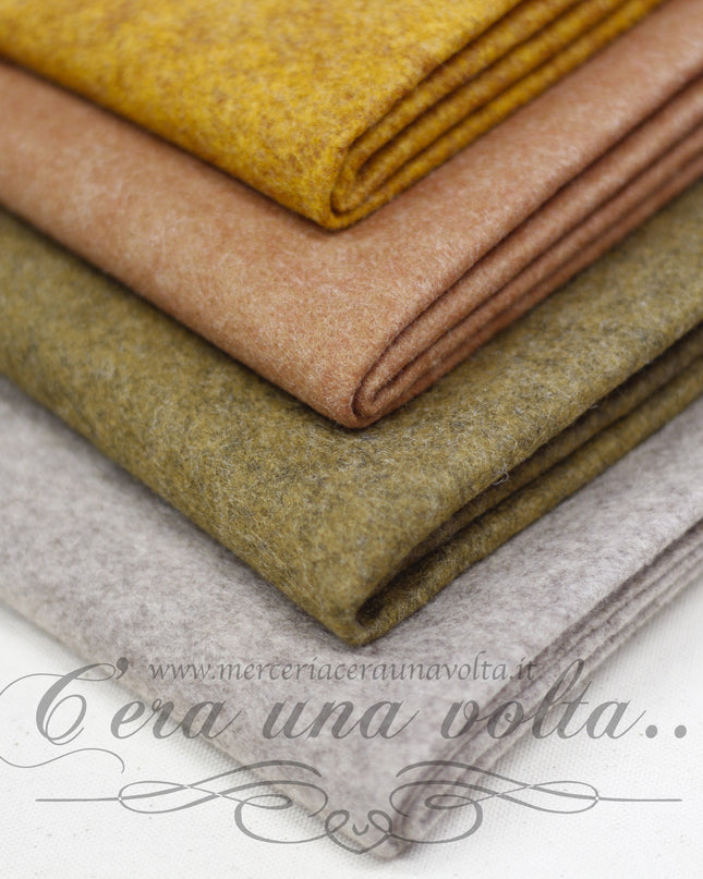 Set 16  fogli pannolenci mélange