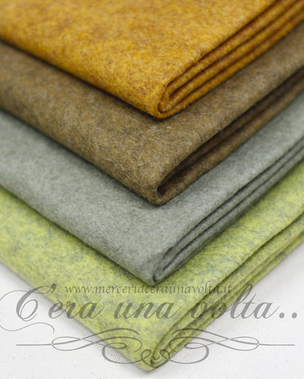 Set 16  fogli pannolenci mélange