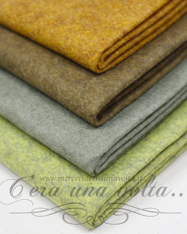 Set 16  fogli pannolenci mélange