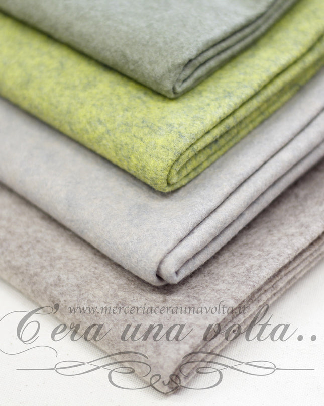 Set 16  fogli pannolenci mélange