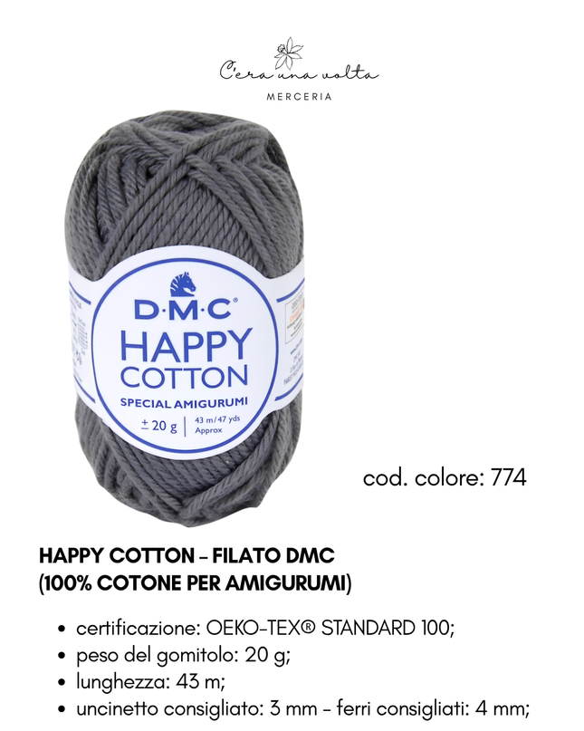 DMC Happy Cotton – Filato 100% cotone per amigurumi
