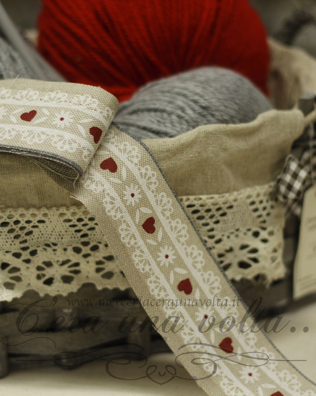 Bordo  Laces and Hearts