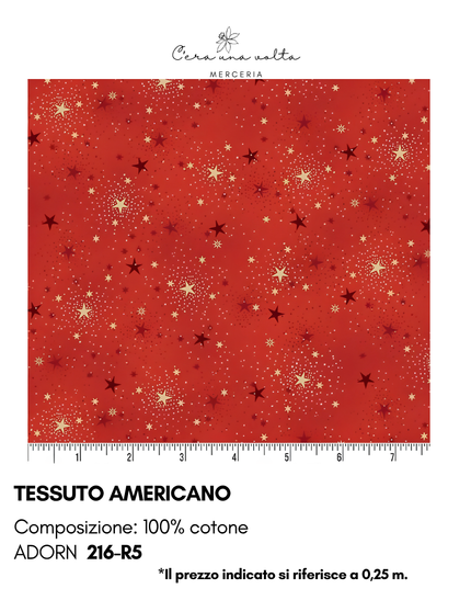 Tessuto americano Natale